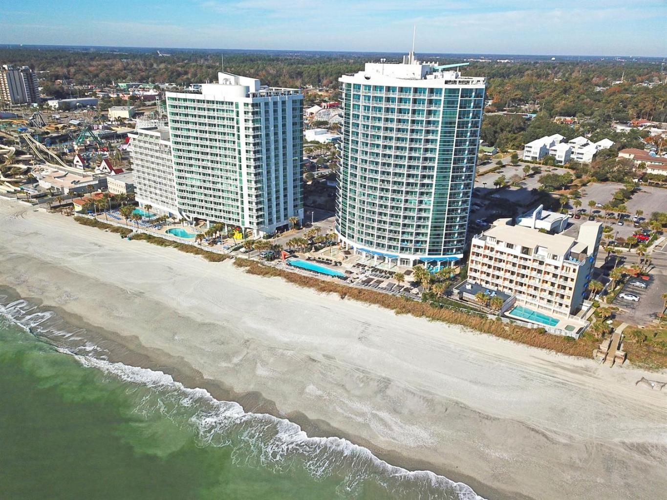 New Modern, Direct Oceanfront, Boardwalk, Views! Lägenhet Myrtle Beach Exteriör bild
