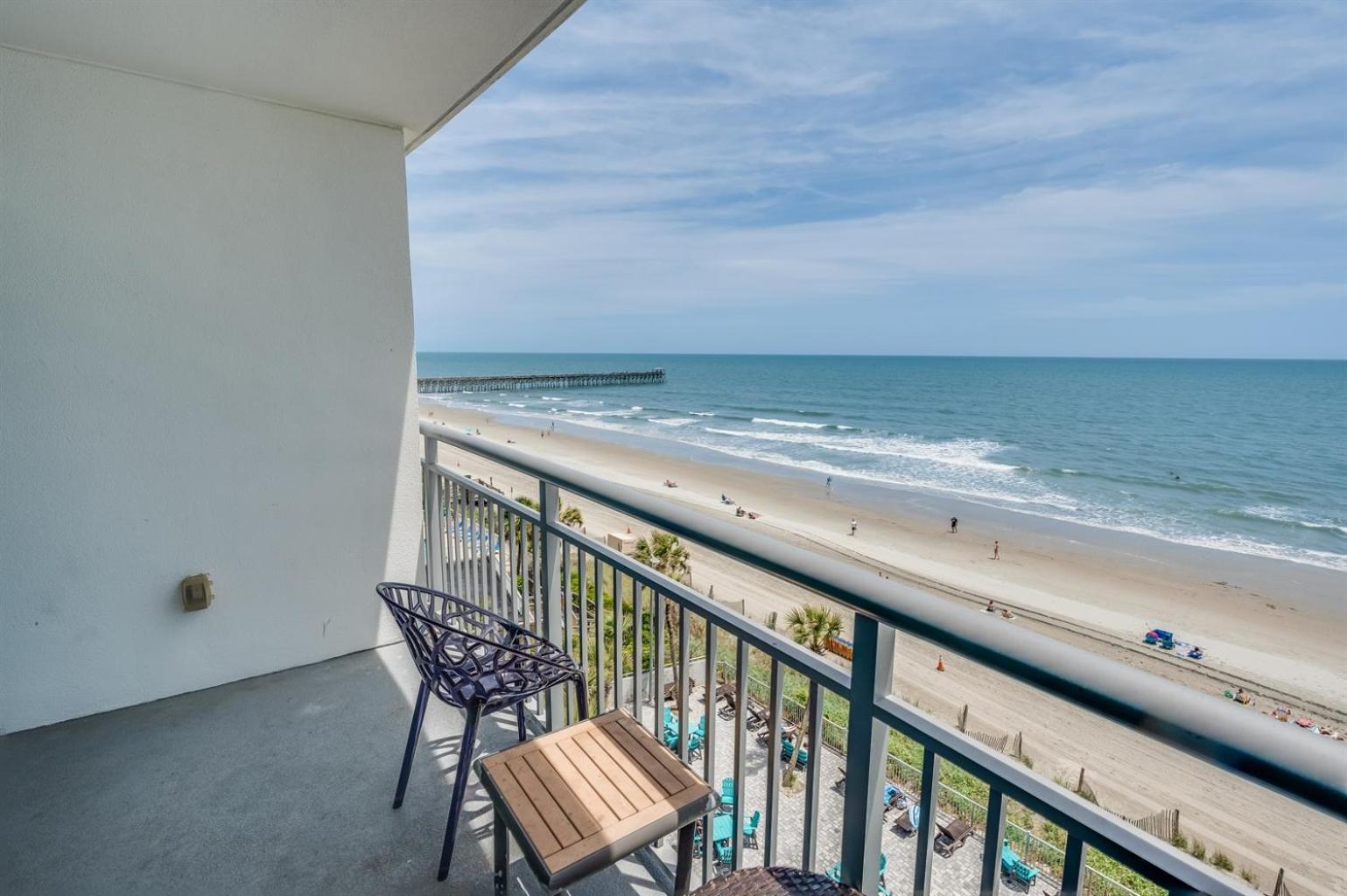 New Modern, Direct Oceanfront, Boardwalk, Views! Lägenhet Myrtle Beach Exteriör bild
