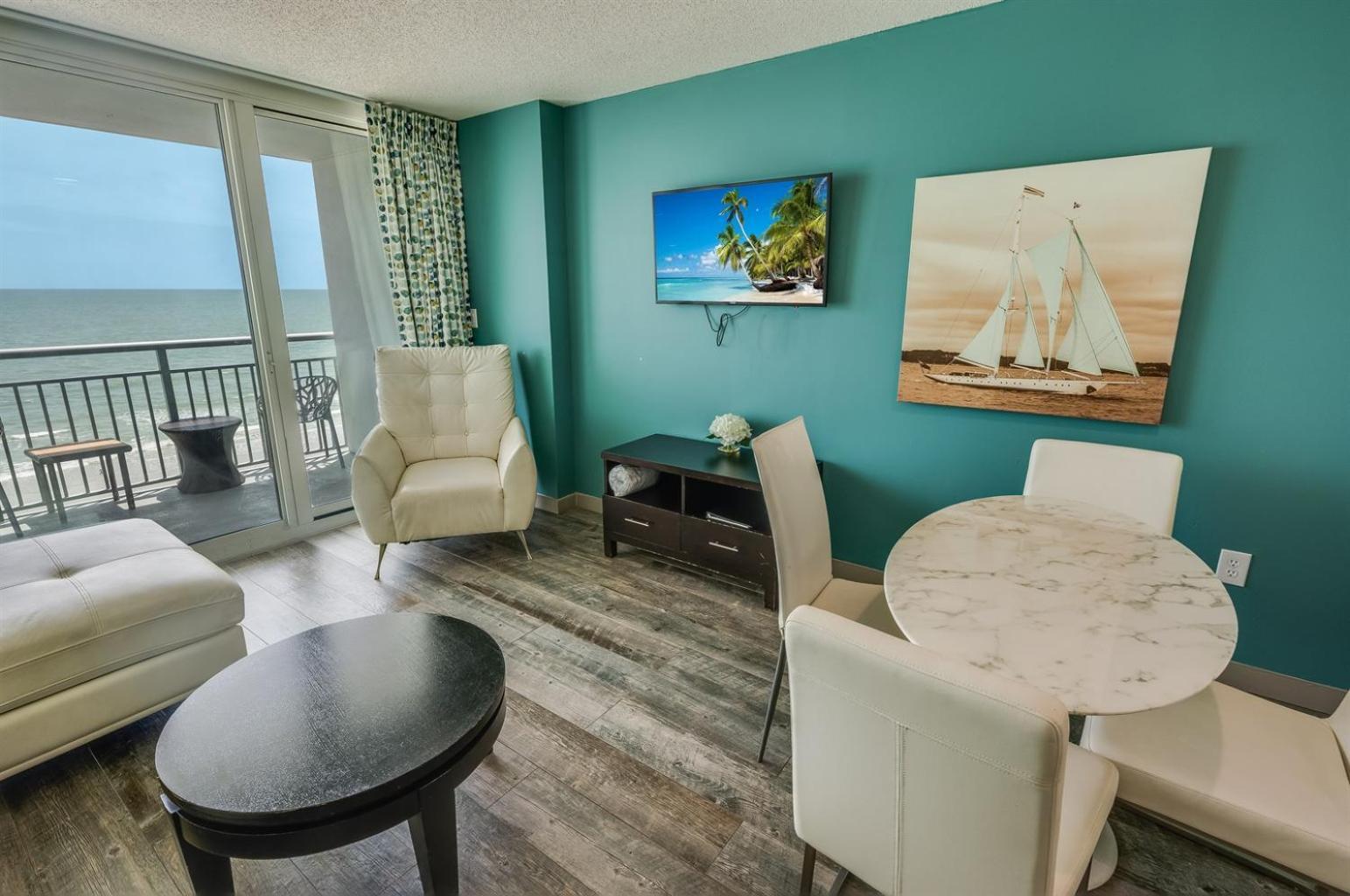New Modern, Direct Oceanfront, Boardwalk, Views! Lägenhet Myrtle Beach Exteriör bild