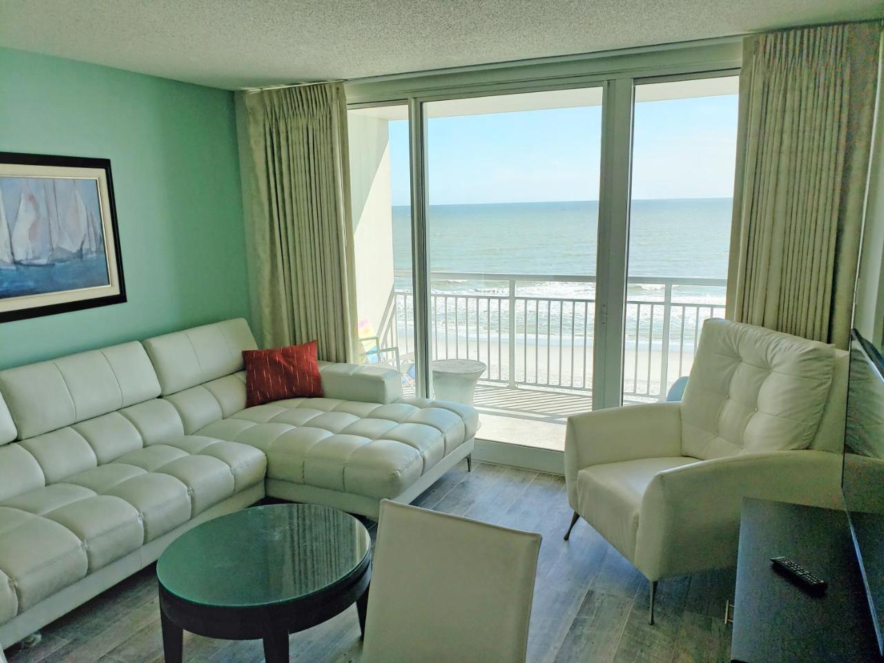 New Modern, Direct Oceanfront, Boardwalk, Views! Lägenhet Myrtle Beach Exteriör bild