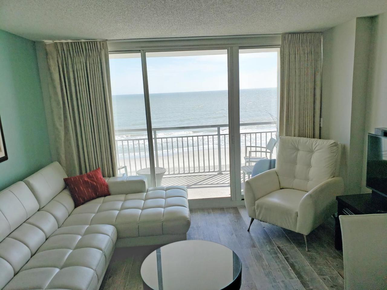 New Modern, Direct Oceanfront, Boardwalk, Views! Lägenhet Myrtle Beach Exteriör bild